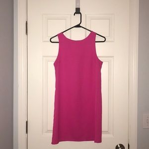 Hot pink shift dress XS